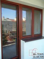 okna meranti M15 zestaw balkonowy Sokołów Podlaski